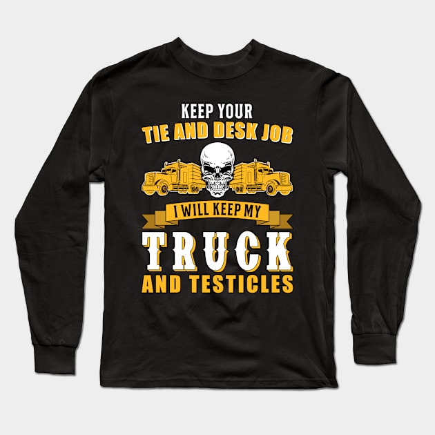 Truck Driver Trucker Trucking Long Sleeve T-Shirt by T-Shirt.CONCEPTS